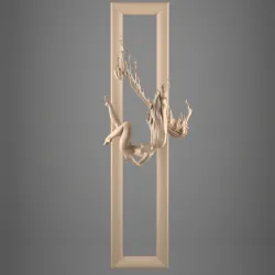 The Burning Broom Witch STL