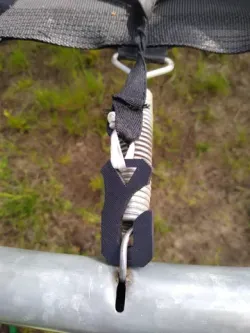 Trampoline net hook / adapter / clamp