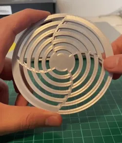 Vent optical illusion