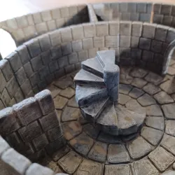 WDhex Revolving Labyrinth - stairs for basic stone set