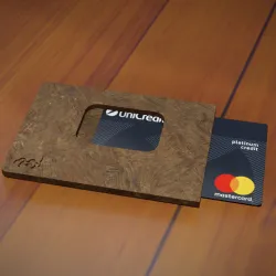 WOODEN CARD WALLET