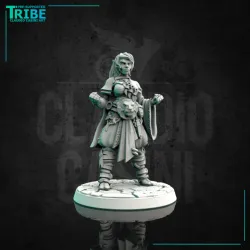 (0095) Female elf, human, tiefling, half-orc, firbolg monk