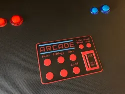 Arcade Machine Directions Card
