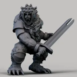 Bearfolk Berserker Warrior