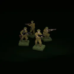 British Infantry WW2  20mm Scale
