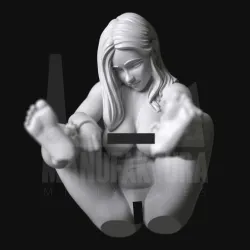 Crab Tied Slave Girl Sitting - Sub Series 131