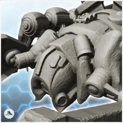 Cudmos scorpio combat robot (16) - Future Sci-Fi SF Post apocalyptic Tabletop Scifi