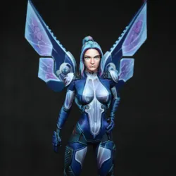 Cyber Belles - Blue Belle