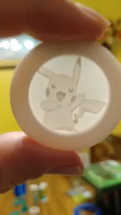 DIY Lithophane Poker Chip (and Figurine Base)