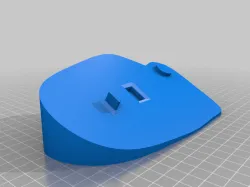 Elecom Huge mouse tent with indexing pin, usb adapter holder, and base weight cutout