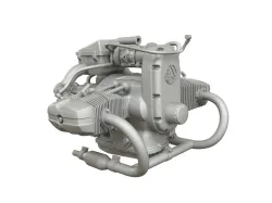 ENGINE OF MOTOCYCLE URAL 1/12