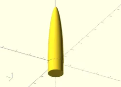 Estes Mega Der Red Max (MDRM) nosecone