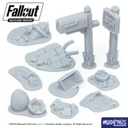 Fallout: Wasteland Warfare - Print at Home - Basing Greebles: Downtown Debris