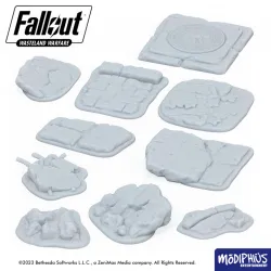 Fallout: Wasteland Warfare - Print at Home - Basing Greebles: Slabs & Stones