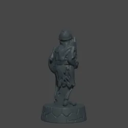 Fantasy undead army chess set