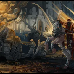 Field Gun and Heavy Laser Cannon - Death Division - Field artillery of the Imperial Force