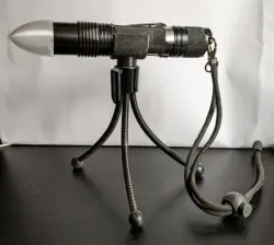 Flashlight tripod mount and diffuser