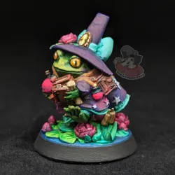 Frog Wizardess Ribbitta Tomatina