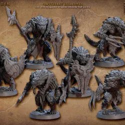 Frostheart Lizardman - D (Frostheart Lizardmen)