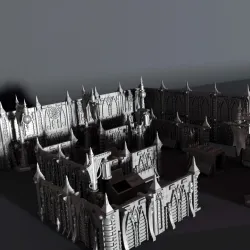 Gothic Sci Fi City Scatter Terrain Pack A