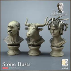 Greek Monster Bust set - The Storyteller