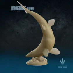 Hainosaurus boubker : Swimming