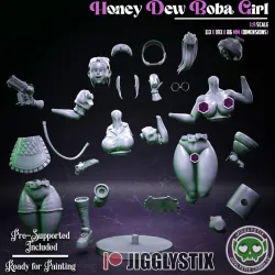 Honey Dew Boba Girl
