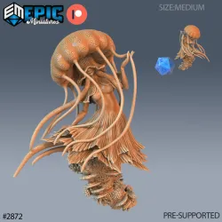 Jellyfish Mermaid Set / Tentacle Beast / Merfolk / Water Animal Humanoid / Ocean & Sea Encounter