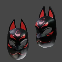 Kitsune mask Japanese Fox Masks