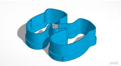Mittens Cookie Cutter / Clay Stamp