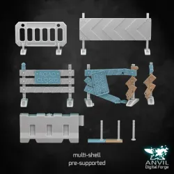 Modern Urban Road Scatter Terrain - Anvil Digital