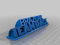 My Customized Sweeping Name Plate – 2 Lines 2 Fonts (remix)