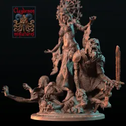 Necromancer Queen diorama