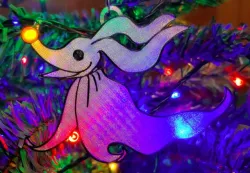Nightmare Before Christmas Multicolor Zero Ornament