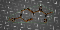Paracetamol molecule