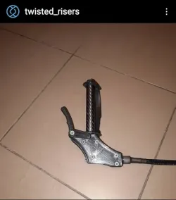 Paramotor Throttle with cruise control Version 2.  Twisted Risers.