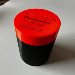 Piggy bank - Toss a coin to your printer