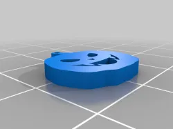 pumpkin lantern keychain