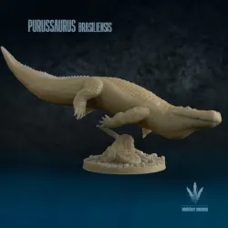 Purussaurus brasiliensis : Swimming