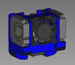 Satsana Mini MOD for TronXY X3 with Dual 4010 fan