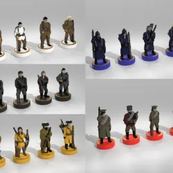 Scythe Recruits Core 5 factions 20 minis - (STL file download)
