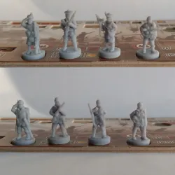 Scythe Recruits Invaders and Rise of Fenris 4 factions 16 minis- (STL file download)