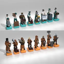 Scythe workers Invaders and Rise of Fenris 4 factions 32 minis