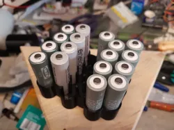simple AA battery holder (holds 25)