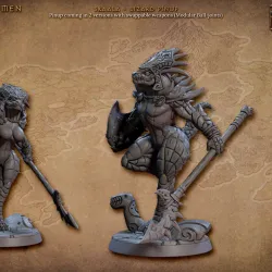 Skaala - Lizard Pinup (Frostheart Lizardmen)