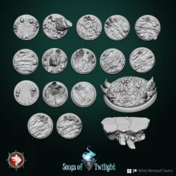 'Songs of Twilight' February Release 25 STL's miniatures pre-supported