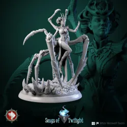 Spider Goddess Lerath 32mm and 75mm pre-supported