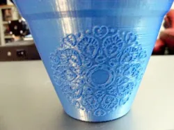 stempunk pattern vase