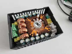 Thermal optimized case for Amplifier TDA7498E stackable