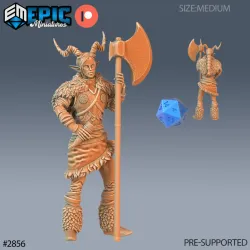 Tiefling Viking Female Set / Ruthless Nordic Warrior / Evil Norse Raider / Wildling / Devil Barbarian